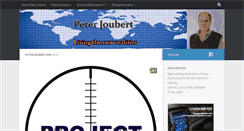 Desktop Screenshot of peterjoubert.com
